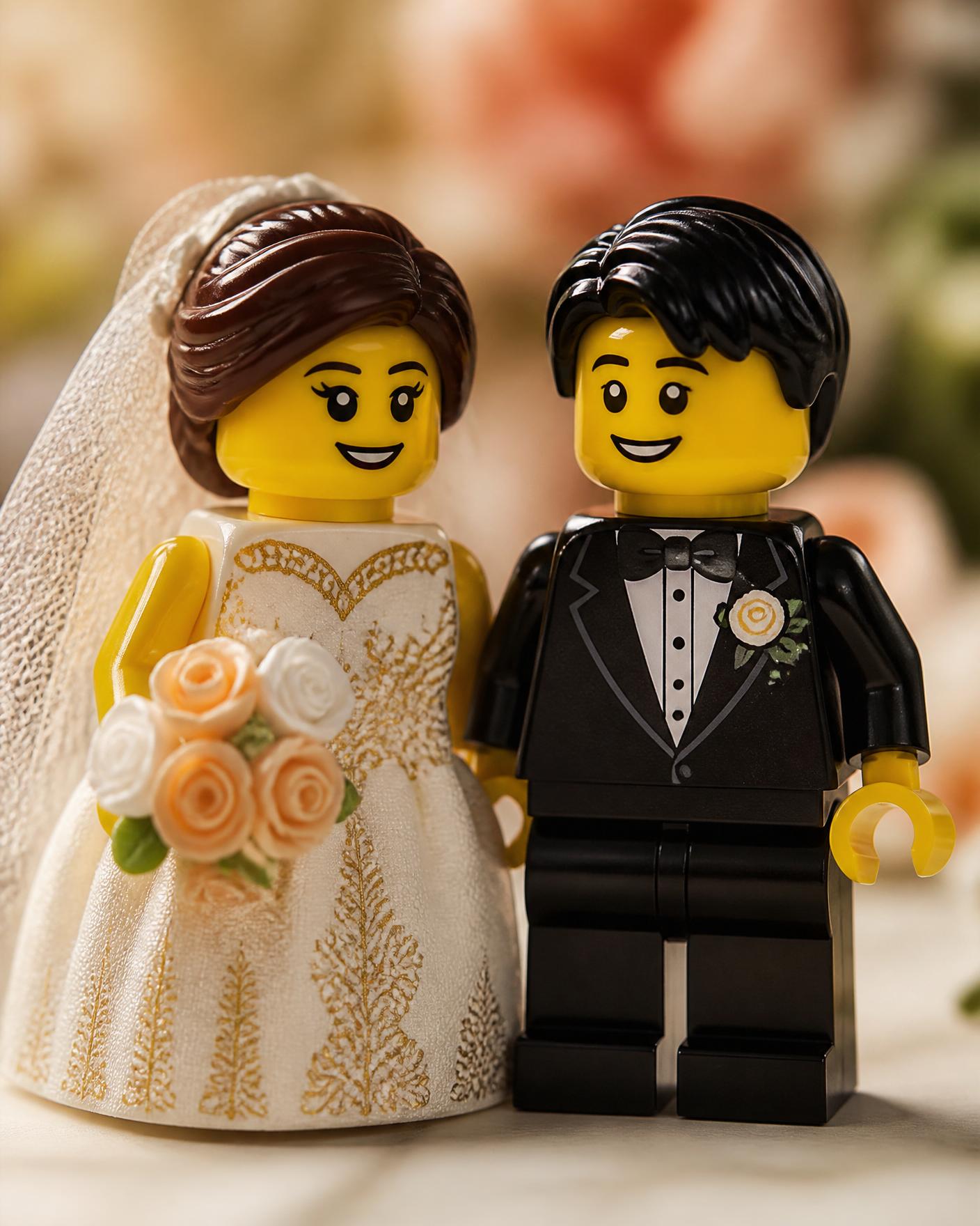 Novios en LEGO